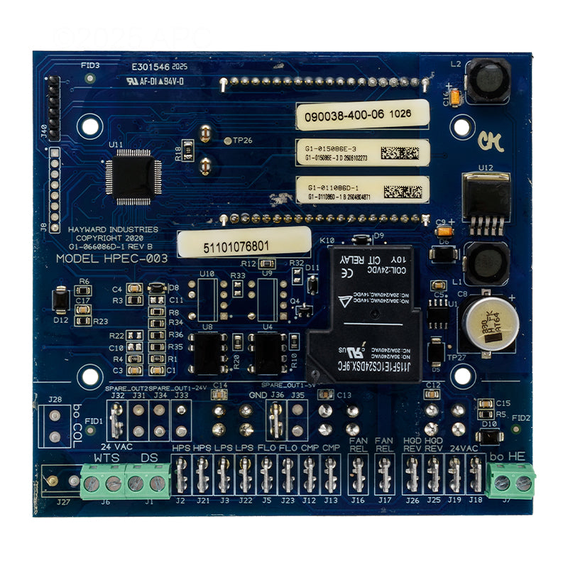 Hayward HPX51101076801 Service Board Kit