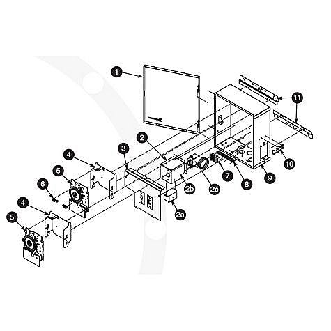 Intermatic PF1200 Freeze Protection Control Center PF1202T parts diagram