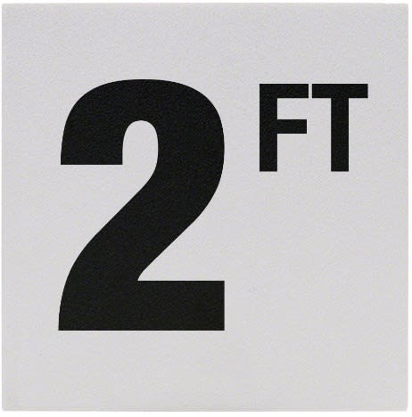Inlays 2Ft Non-Skid 6X6 Marker Tile | C620020
