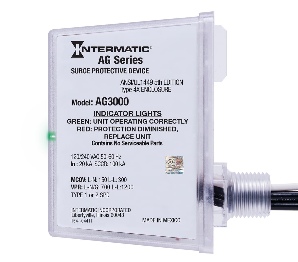 Intermatic Hvac Surge Protective Device 120/240V - AG3000