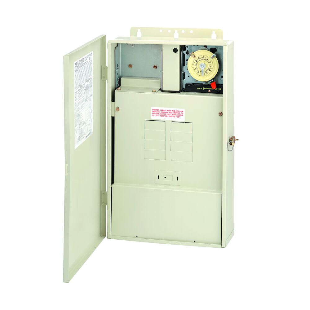 Intermatic Timeclock Pool Panel 125 Amp 220v Timer & 300W Transformer - T40004RT3