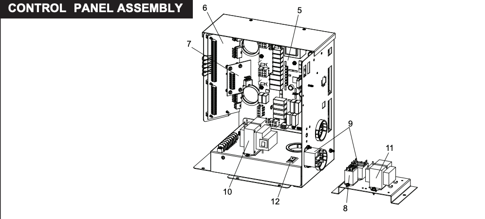 Zodiac CXi Asme Commercial Heater Liquid Propane 750K BTU CXI750PN parts diagram