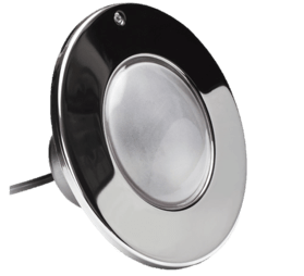J&J Electronics PureWhite LED Spa Fixture, 58 W(100 W Equiv), 120 V, 500 Lumens, 6500K, 50' Cord | LPL-F3W-120-50-P