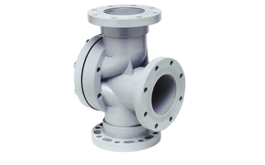 Pentair 6" Stark 3-WAY Backwash Valve with Flanges (gray) (04) - V3-06