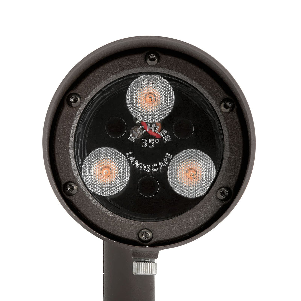 2.5 W 3000K Integrated LED Textured Architectural Bronze Aluminum 35 Degrees Beam Flood Light | KIC16151AZT30