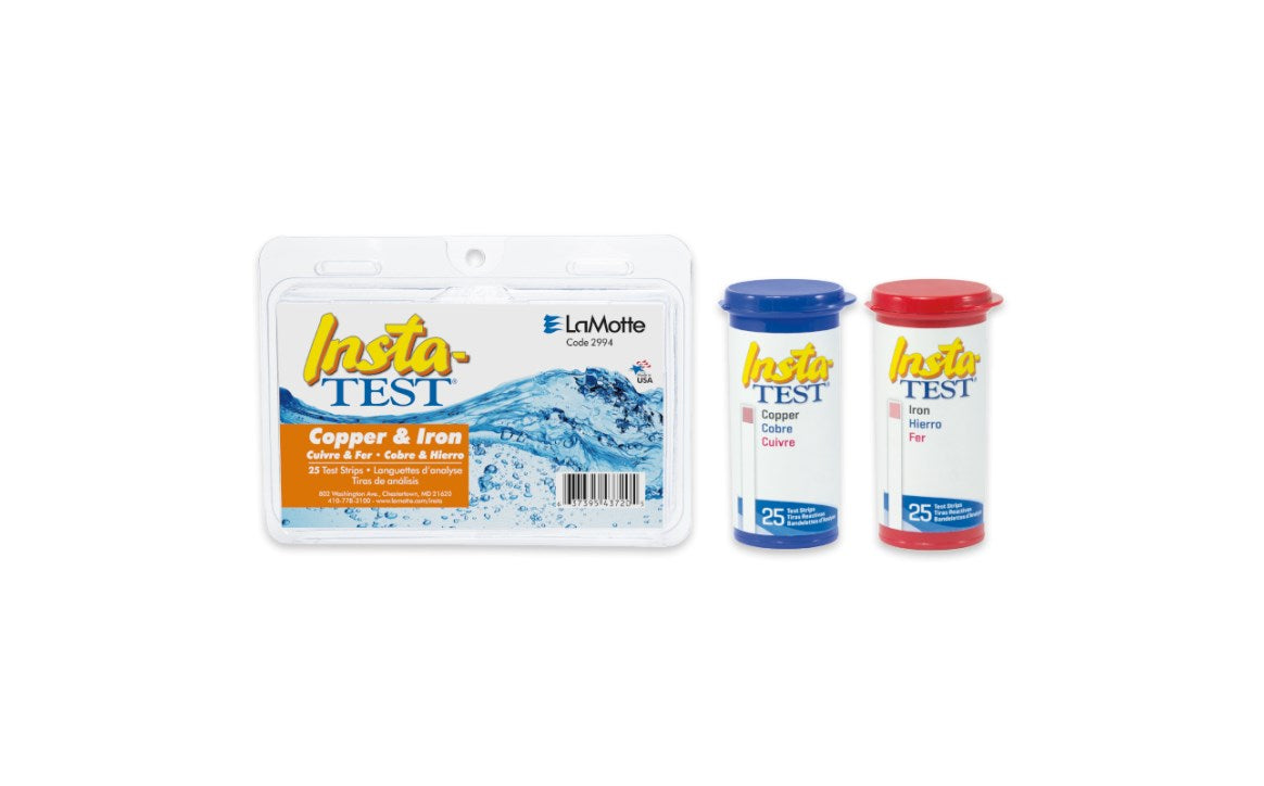LaMotte Copper & Iron Test Strip 25CT Insta-Test - 2994-6