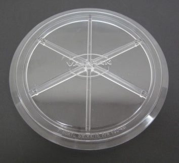 Val-Pak Swimrite 7" Noryl Pot Clear Lid - 6 1/4" Dia - V30-451