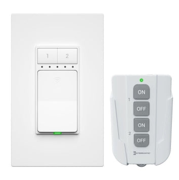 Intermatic Long-Range Wireless Sw with Rc - RC-LRSK1-WH