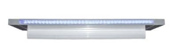CMP Brilliant Wonders 12" LED Waterfall Bottom Port - 6" Lip - 100' Cord - White - 25676-130-000