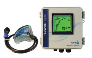 h2flow Flow Meter Display F/ 1.5"- 8" Flowvis Digital - FV-D