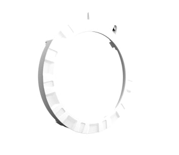 Spa Electrics Retro 10" (R10) Concrete Rim White - R10004WH