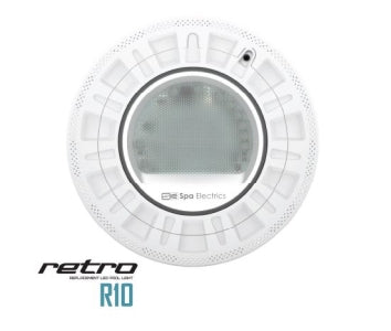 Spa Electrics Retro R10 Series Multi Plus LED Light Kit w/White Ring R10CL12R1WMP