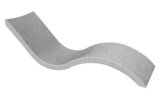 Ledge Signature Chaise Granite Gray - LL-SG-C-GG
