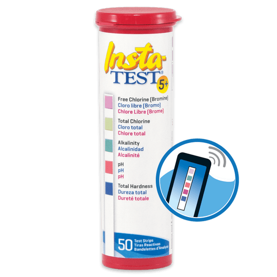 LaMotte InstaTest 5+ TestStrip (50 Strips/Bottle) 12/Case | 2977-BC-12