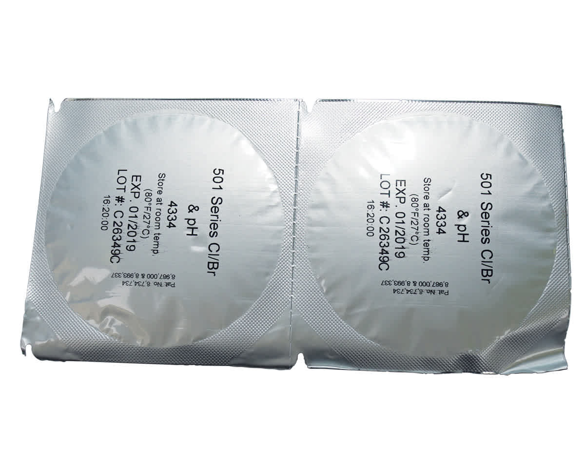 LaMotte Cl/br/tc/ph Spin Disk 50/PK 3-WAY 3-USE - 4334-H
