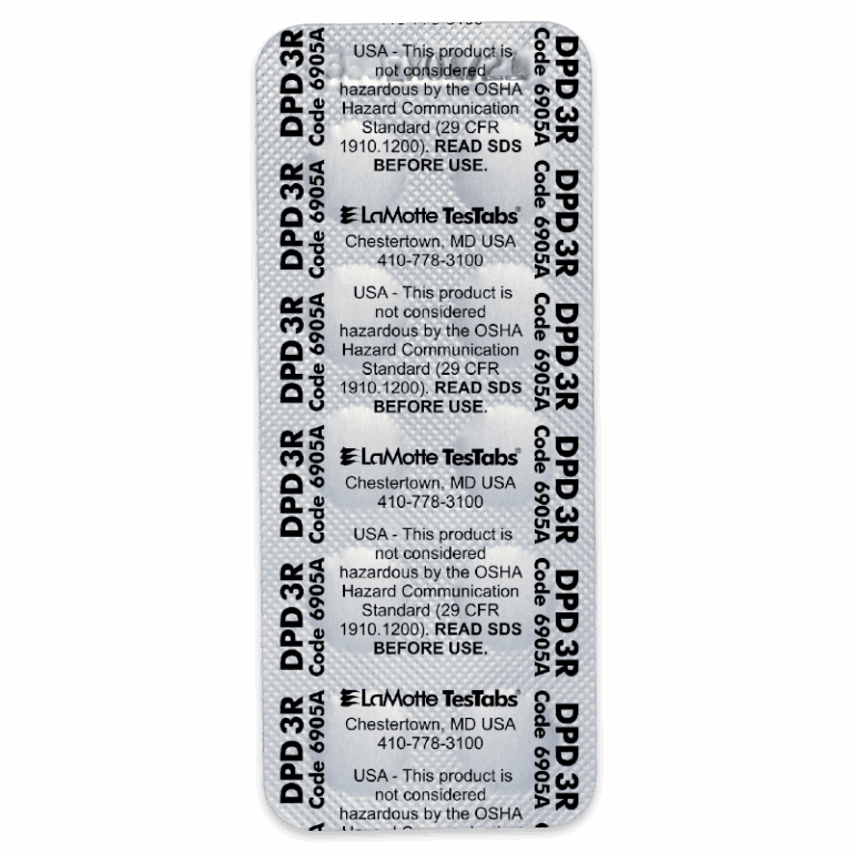 Lamotte Chlorine DPD #3R RAPID TesTabs Tablets, 1000 Tabs | 6905A-M