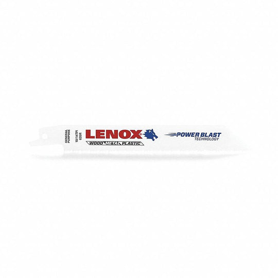 6 X 10/14Tpi Lenox Reciprocating Saw Blade General Purpose Reciprocating Blades 6In X 10/14Tpi 5Pk | 12129635R