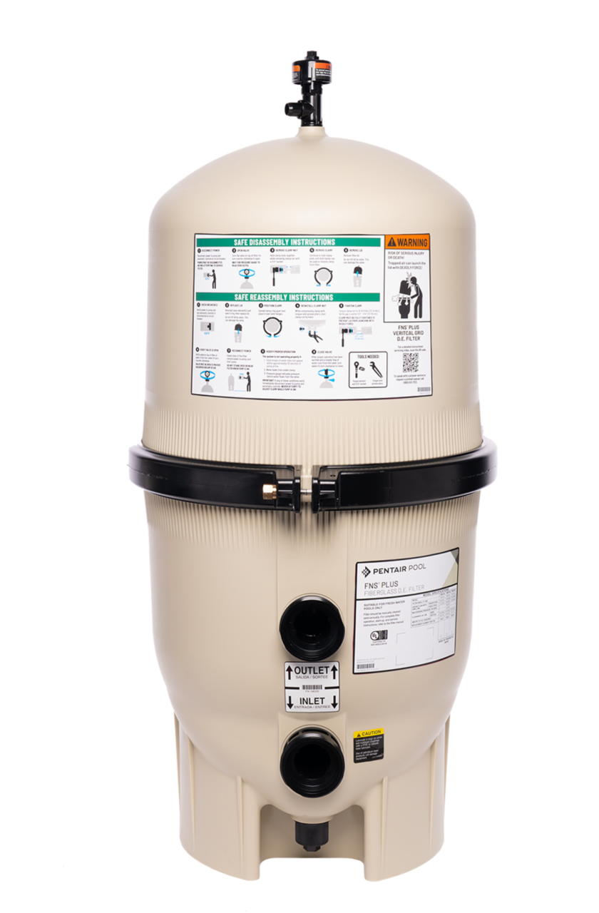 Pentair FNS Plus FNS48 D.E. Pool Filter 180008