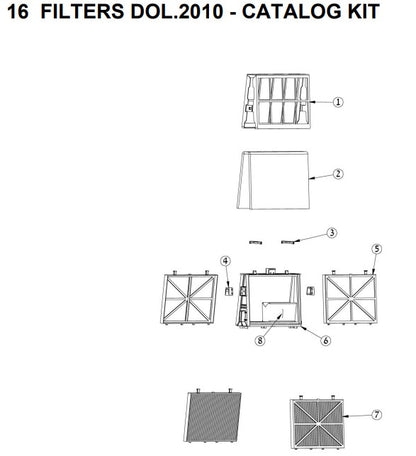 Maytronics Dolphin Wave 80 Robotic Pool Cleaner 24 VDC 99991080-US parts diagram