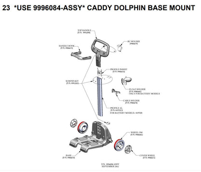 Maytronics Dolphin Wave 100 Robotic Pool Cleaner 9999096X-USW parts diagram