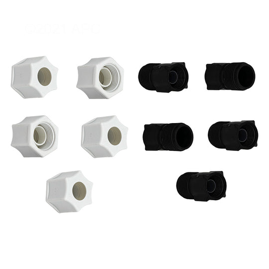 Stenner 3/8" Connecting Nut W/ Adapter (5 Pack) Sold As Each - MCADPTR