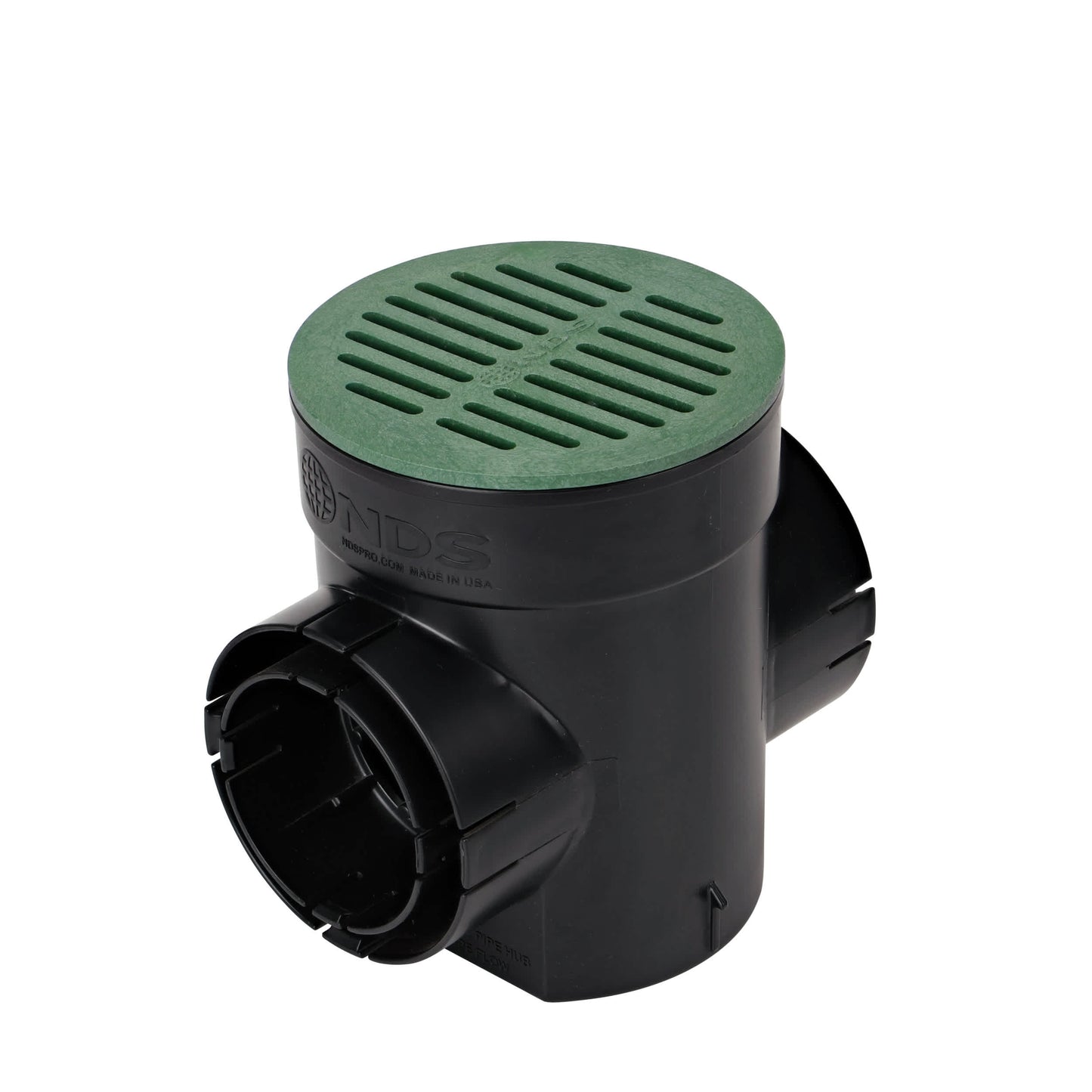 NDS Locking Outlet, 6" 2-Outlet Black Double For Spee-D Basins 10/Pack | 201
