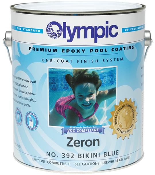 Olympic Kelley Tech **use V#132424** Zeron 1 Catalyst/ 1 Paint Gal Bikini Blue - 392 G