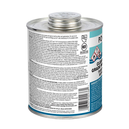 Oatey Clear Pooltite Quart (12/Cs) | 2936S