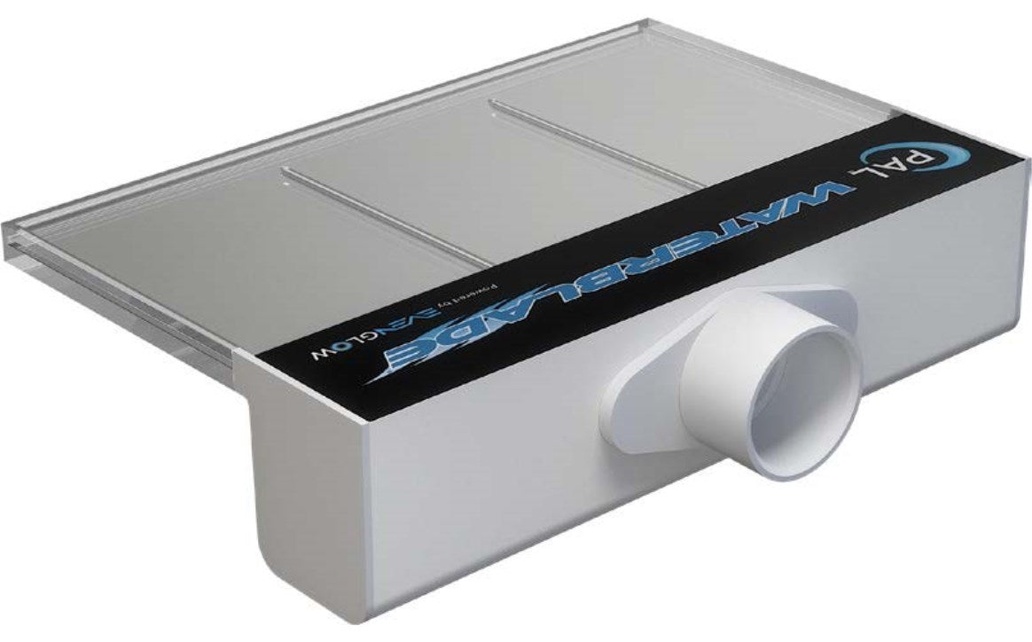 PAL Lighting Evenflow Waterblade with 6" Lip 1' LED - 64-EFWBL-1-6N-R