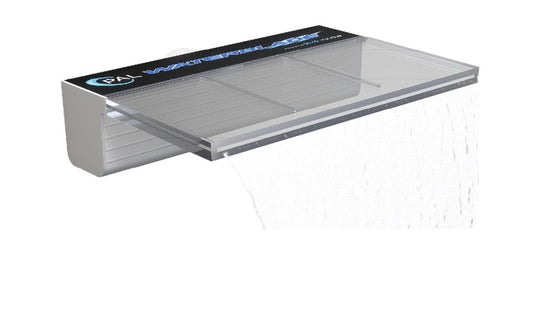 PAL Lighting Waterblade Bottom Fd with 6" Clear Lip 3' - 64-EFWB-3-6N-B