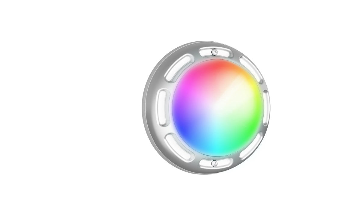 PAL Lighting 5-2/5" Multi-Color Nicheless Pool and Spa Light with 150' Cord with Plug - 64-EGN-150