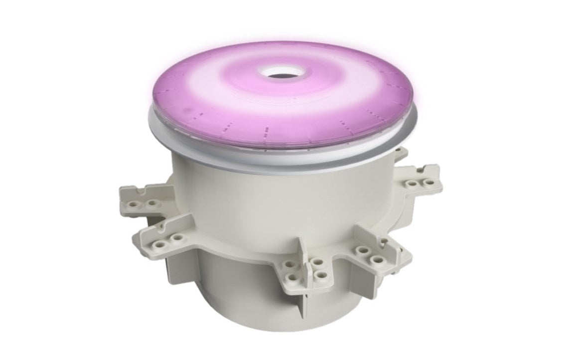 PAL Lighting 7-3/4" Multi-Color LED Bubbler with 150' Cord & Plug - 64-EGB-FVS-150