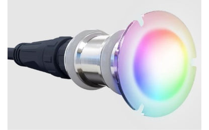 PAL Lighting 1-1/2" Treo Micro Multicolor Nicheless Pool & Spa Light with 80' Cable - 64-EGMIC-80
