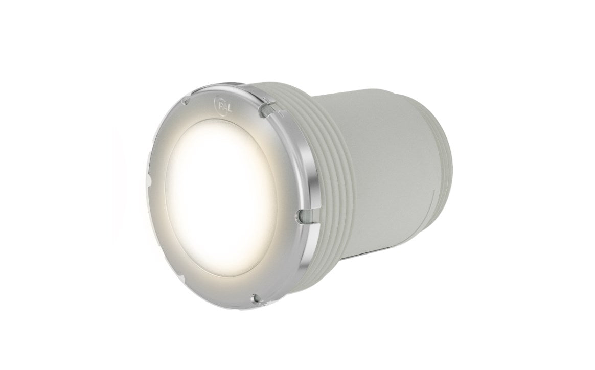 PAL Lighting Treo Mini Warm White Nicheless Pool and Spa Light with 80' Cable and Plug - 64-EGTSMWW-80