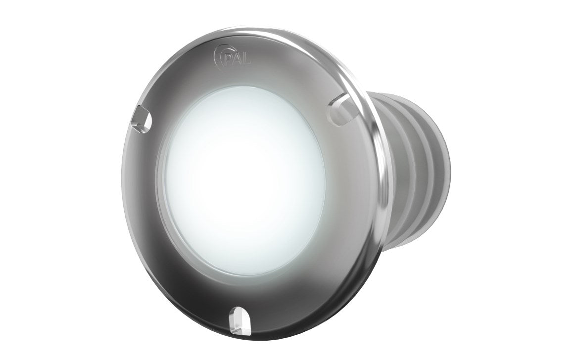 PAL Lighting Treo Micro Cool White Nicheless Pool and Spa Light with 80' Cable and Plug - 64-EGMIC-CW-80