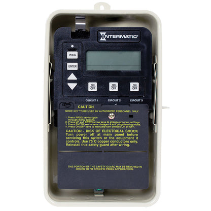 Intermatic Digital Pool Spa Control Time Clock - Metal Enclosure - PE153