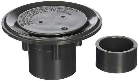 Pentair Floor Inlet Fittings 2" Slip with 1-1/2" Slip Bushing, Gray | 08417-0100