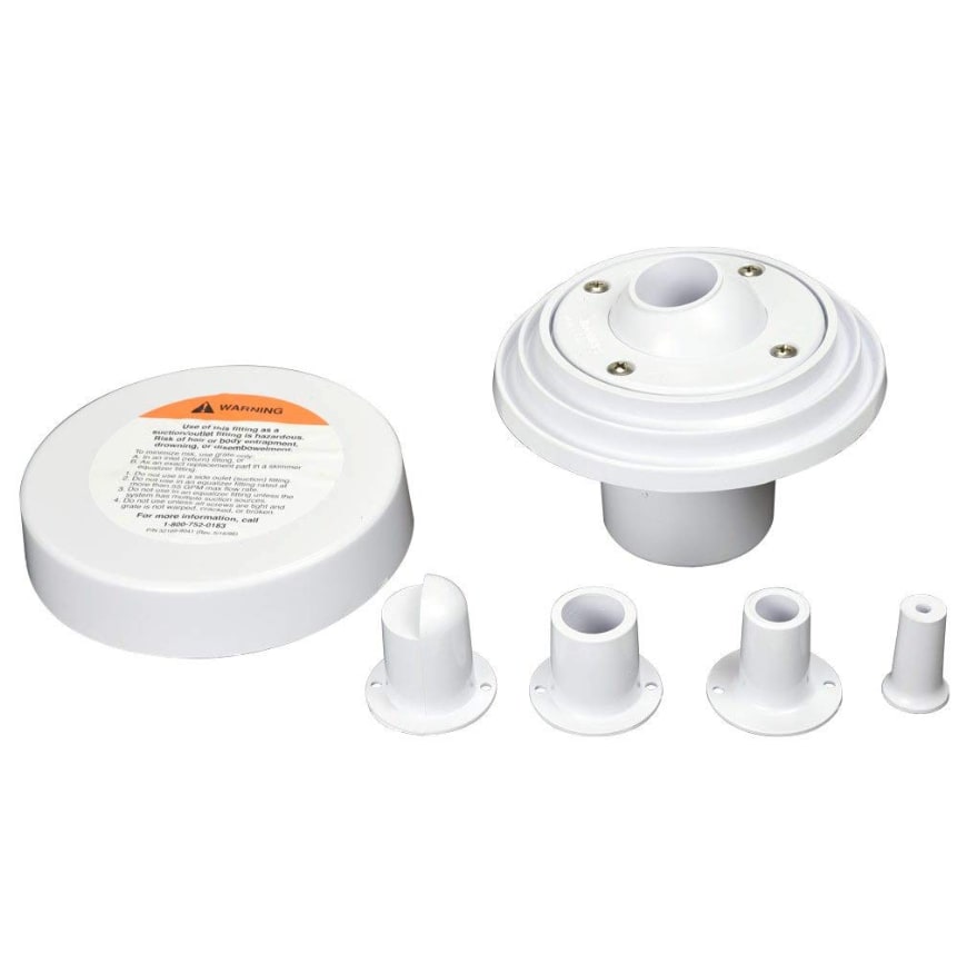Pentair Water Pool and Spa Inc Wall Inlet Fitting 1.5"S White - 08429-0000