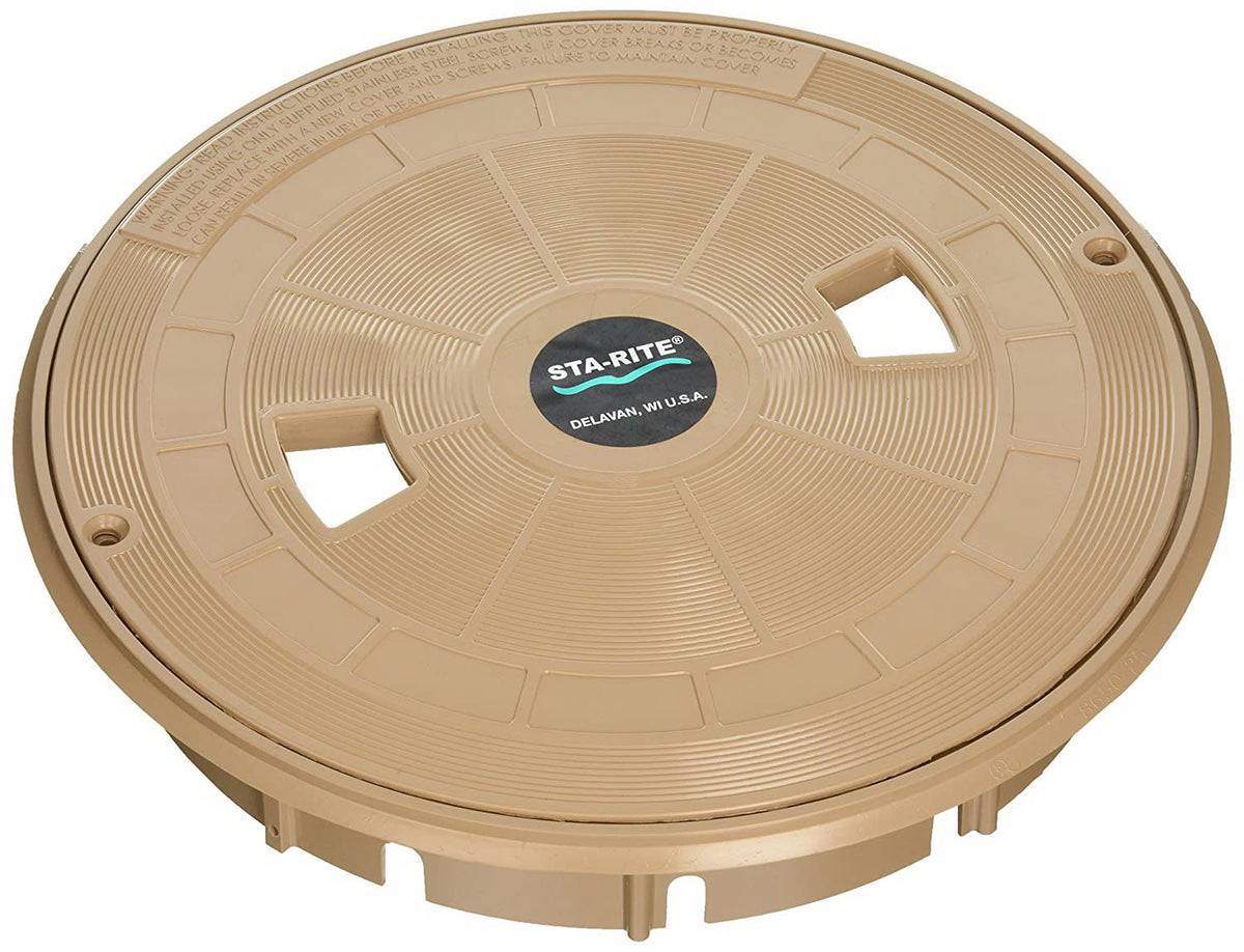 Pentair Sta-Rite U-3 Skimmer Lid with Ring Tan - 08650-0159