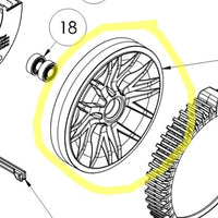 Pentair Wheel Gray V.2 Rplcmnt Part - 360480