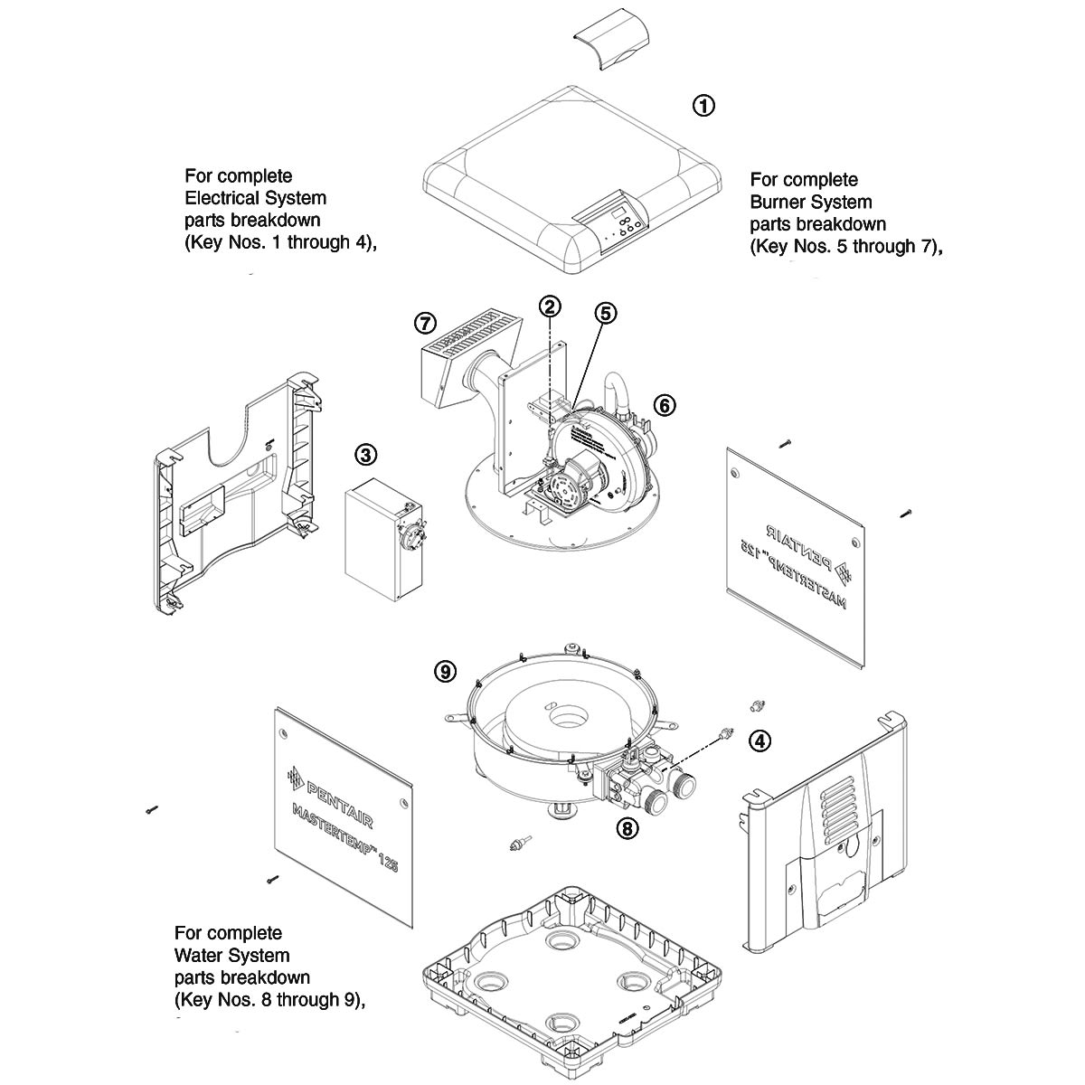 Pentair MasterTemp 125k Btu LP to NG Conversion - 461062