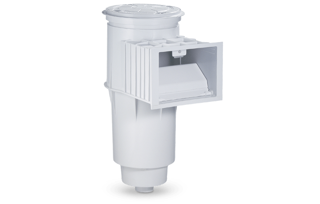 Pentair Water Pool and Spa Inc Admiral PVC Skimmer with Equal S20 Fw 2" Slip Conc - 84420605