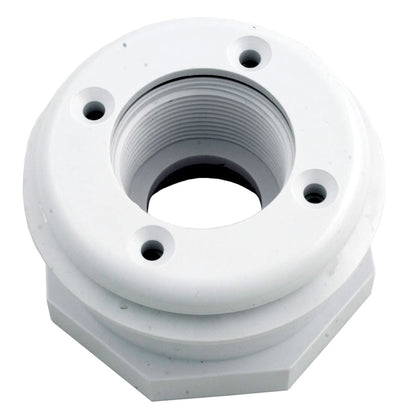 Pentair Water Pool and Spa Inc Return Inlet Fitting with Screws 1.5" Fipt White - 86205100