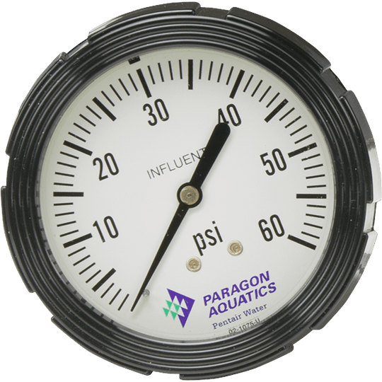 Pentair Paragon Aquatics Influent Pressure Gauge Stark - B4615