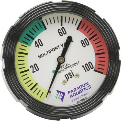 Pentair Paragon Aquatics Multiport Pressure Gauge Stark - B4617