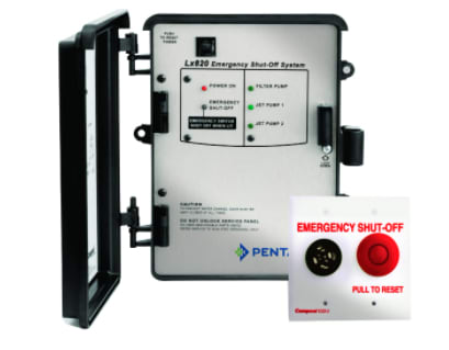 Pentair LX80 & LX820 Control Systems, Emergency Shut-off System, Jet Booster Pump, 115 V,2 HP, 5' ft, Wall-mount| LX8202