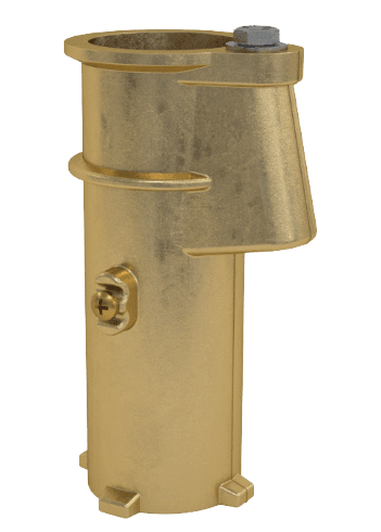 Perma-Cast 6" Bronze Big Boy Paver Deck Socket for 1.90" Rail | PS-6019-BC