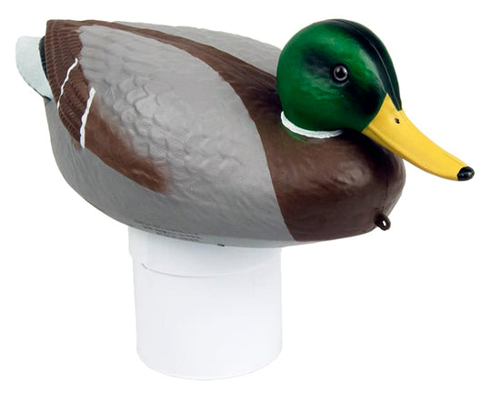 PoolMaster Mallard Duck Floating Chlorine Dispenser, Telescopic Dispenser with Adjustable Chlorine Control Ring, for Use with 1" or 3" Tablets | 32130