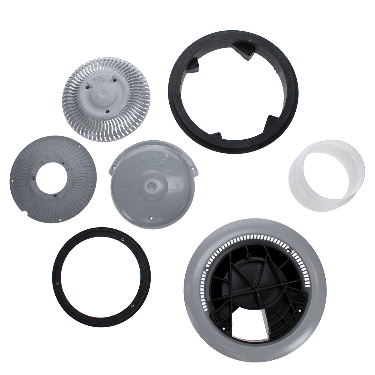Paramount MDX-R3 Drain without Sump for Adjustable Concrete with SDX2, Light Gray | 004262823408