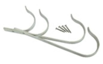 Poolstyle Alum Pole Hanger with Screws 2PK Hanger